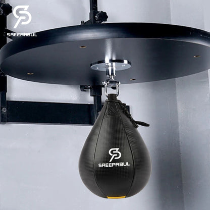 Boxing Pear Shape PU Speed Ball with Swivel Punch Bag Punching Boxeo Speed Bag Punch Fitness Training Ball Gym Exercise Accessor