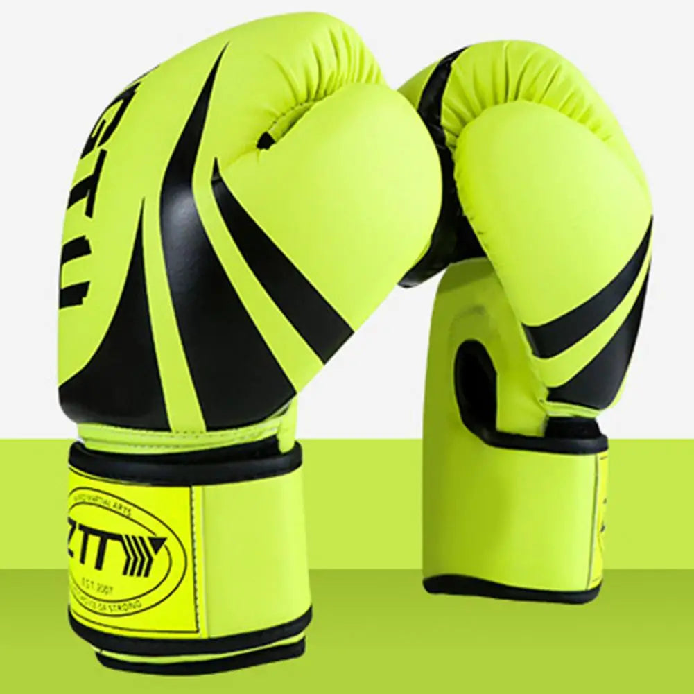 Boxing Gloves Professional Faux Leather Boxing Protective Gear Adults Sandbag Grappling Gym Training Gloves Protect Hand Gloves